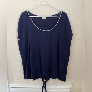 Caslon Drop Shoulder Cap Sleeve Tee